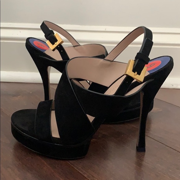 NEW Stuart Weitzman black dressy sandals - Picture 2 of 4